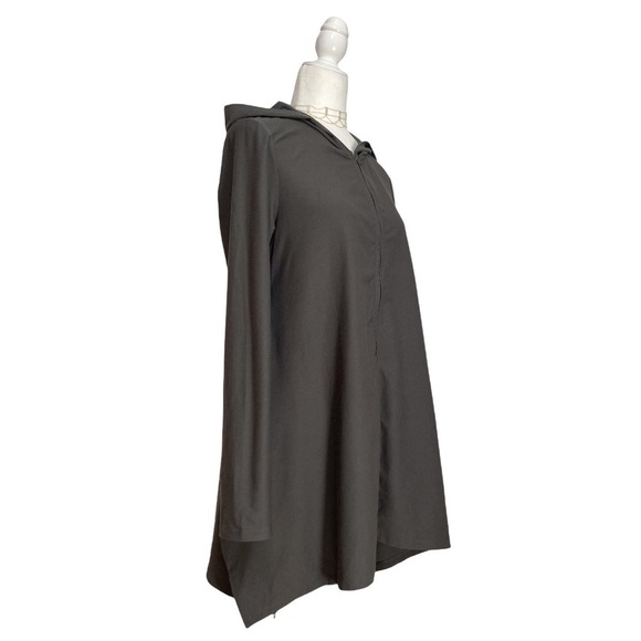 Eileen Fisher Lightweight Longline Hooded Jacket - Picture 2 of 10